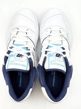 New Balance 550 Golf SL Waterproof Shoe Men's Size 9 / Women's 10.5 White Navy